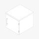 Techno by rb | Aktenschrank Aufsatz  Typ 512r/511l - 1 Ordnerhöhe, 1 Tür