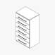 Techno by rb | Aktenschrank Typ 325 - Anbauteil 3 Ordnerhöhen - 6 Schubkästen