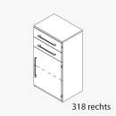 Techno by rb | Aktenschrank Typ 318r / 319l - Anbauteil 3...