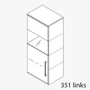 Techno by rb | Aktenschrank Typ 350r / 351l - Anbauteil 4...