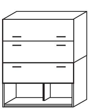 Rhr Techno | Officebox Typ 400 - Anbauteil 4 Ordnerhhen