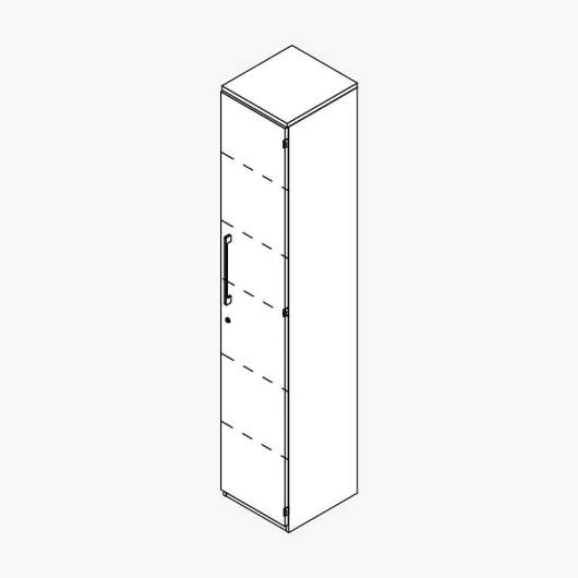 Techno by rb | Aktenschrank Typ 460r / 461l - Anbauteil 6 Ordnerhöhen - 1 Tür