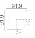 Techno by rb | Eckschrank Typ 489 - Anbauteil 6 Ordnerhöhe - Falttüren