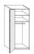 Wiemann LOFT | Gleittüren-Panoramaschrank mit 1 Falttür, Türanschlag links - Höhe 216 cm