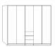 Wiemann LOFT | Gleittüren-Panorama-Funktionsschrank mit 3 Auszügen, 2 Falttüren, 1 Drehtür - Höhe 216 cm