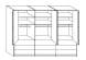 Wiemann LOFT | Gleittüren-Panorama-Funktionsschrank mit 9 Auszügen, 3 Falttüren - Höhe 216 cm