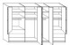 Wiemann LOFT | Gleittüren-Panorama-Funktionsschrank mit 6 Auszügen, 3 Falttüren, 1 Drehtür - Höhe 216 cm