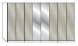 Wiemann LOFT | Gleittüren-Panoramaschrank mit 4 Falttüren, 2 Spiegel in Parsol-Bronze-Glas - Höhe 216 cm