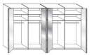 Wiemann LOFT | Gleittüren-Panoramaschrank mit 4...