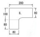 Techno by rb | Freiformschreibtisch mit Design-Fuß und Winkelkombi - 180/200 x 180 cm