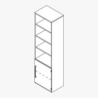 Techno by rb | Aktenschrank Typ 272r/273l - Anbauteil 6...