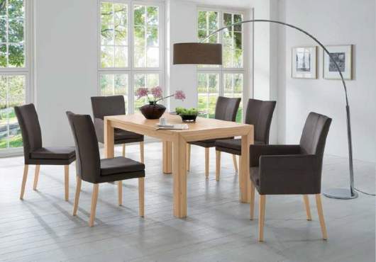 Niehoff Sitzmöbel | COLORADO Stuhlsystem - mit 4-Fuß aus Holz und mit Armlehnen 0742-xx-xxx