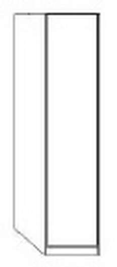 Wiemann LOFT | Gleittüren-Panoramaschrank mit 1 Tür, Türanschlag rechts - Höhe 236 cm