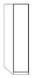 Wiemann LOFT | Gleittüren-Panoramaschrank mit 1 Tür, Türanschlag rechts - Höhe 236 cm