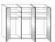 Wiemann LOFT | Gleittüren-Panoramaschrank mit 6 Türen (4 Spiegelüren in Parsol-Bronze-Glas) - Höhe 236 cm