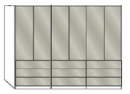 Wiemann LOFT | Gleittüren-Panorama-Funktionsschrank mit 12 Auszügen, 6 Türen - Höhe 236 cm