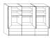 Wiemann LOFT | Gleittüren-Panorama-Funktionsschrank mit 12 Auszügen, 6 Türen - Höhe 236 cm