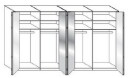 Wiemann LOFT | Gleittüren-Panoramaschrank mit 8...