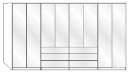 Wiemann LOFT | Gleittüren-Panorama-Funktionsschrank mit 8 Auszügen, 8 Türen - Höhe 236 cm