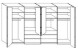 Wiemann LOFT | Gleittüren-Panorama-Funktionsschrank mit 8 Auszügen, 8 Türen - Höhe 236 cm