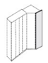 Wiemann LOFT | Abschlussseite für Eckschrank -...