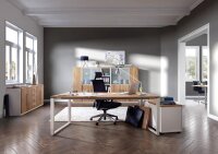 Röhr Objekt.Pur - Anbauteil 6 Ordnerhöhe - Regal mit 5 Böden