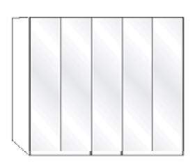 Drehtüren-Kleiderschrank Serie Eastside von Wiemann., € 231,00