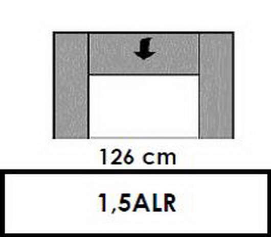 Candy Polstermöbel | Homely 1,5ALR 126cm