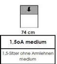 Candy Polstermöbel | Homely 1,5oA medium 74cm