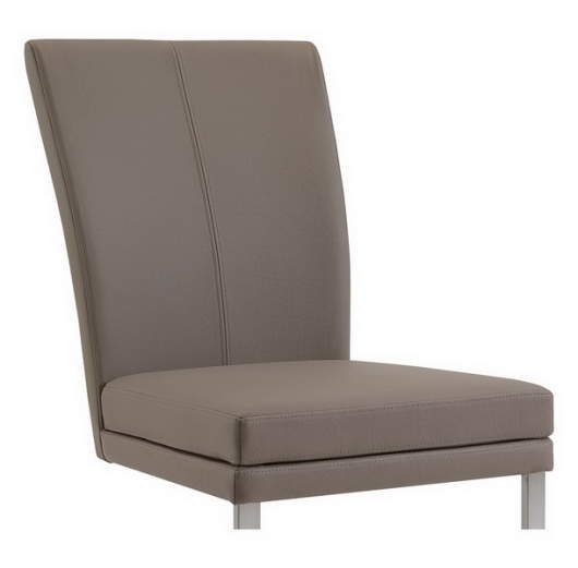 Niehoff Sitzmöbel | COLORADO Stuhlsystem - mit 4-Fuß Quadratrohr Edelstahl gebürstet 0341-02-xxx
