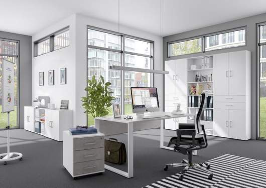 Carry.Office von Röhr - Schreibtisch 120cm | Kufenfuß