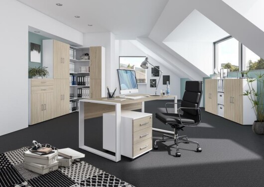 Carry.Office von Rhr - 4-triger Aktenschrank 80cm Breit
