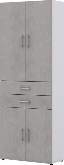 Carry.Office von Röhr - 4-türiger Aktenschrank 80cm Breit mit Auszügen