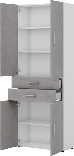Carry.Office von Rhr - 4-triger Aktenschrank 80cm Breit mit Auszgen