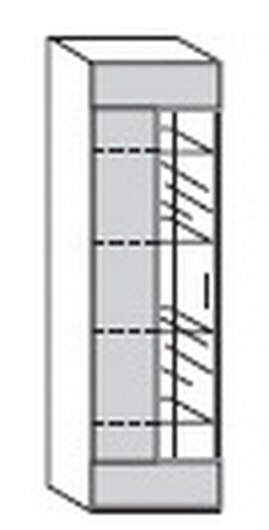 Cadre by rb | Anbauteil, 1 Vitrinentr (Klarglas)