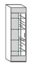 Cadre by rb | Anbauteil, 1 Vitrinentür (Klarglas)