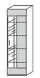 Cadre by rb | Anbauteil, 1 Vitrinentür (Klarglas)