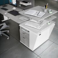 Röhr start.now | Anstellcontainer mit Hubsäule und Hängeregister - links oder rechts wählbar