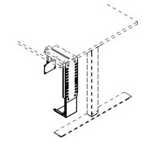 Röhr start.now | Zubehör Computer-Halter für Tower und Mini-Tower - max. 10kg.