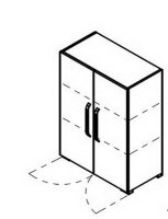 Röhr start.now | Aktenschrank 3 OH 80 cm breit -...