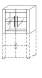 Objekt.Plus by rb | Aktenschrankaufsatz 2OH, 2 Türen mit Rahmenfront, 1 E.-Boden, 80 cm breit