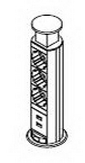 Techno by rb | Steckerleiste für Konferenztisch - versenkbar