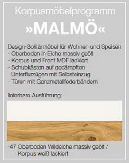 Niehoff Sitzmbel | MALM Landhaus-Stuhl - Lack wei / Sitz in Wildeiche massiv