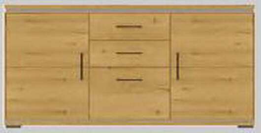 Niehoff Sitzmöbel | MODEA Sideboard / Anrichte mit 3 Schubkästen und 2 Holz-Türen 1004-47-000