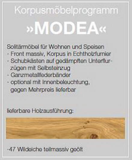 Niehoff Sitzmbel | MODEA Vitrine mit 2 Glastren 1074-47-000