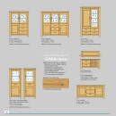 Niehoff Sitzmöbel | CASA-NOVA Vitrine links angeschlagen - mit 1 Schubkasten und 2 Türen 0224-47-000