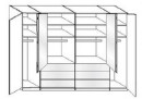 Wiemann LOFT | Gleittüren-Panorama-Funktionsschrank...