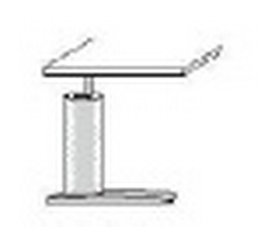 Techno by rb | Freiformschreibtisch mit C-Fu-Gestell in 160 cm Breite x 80/100 cm Tiefe