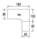 Techno by rb | Freiformschreibtisch mit 4-Fuß-Gestell, Anbauplatte und Kurzfuß - 160 - 200 cm Breite