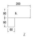 Techno by rb | Rechteckschreibtisch mit 4-Fuß-Gestell, Anbauplatte und Kurzfuß - 160 - 200 cm Breite